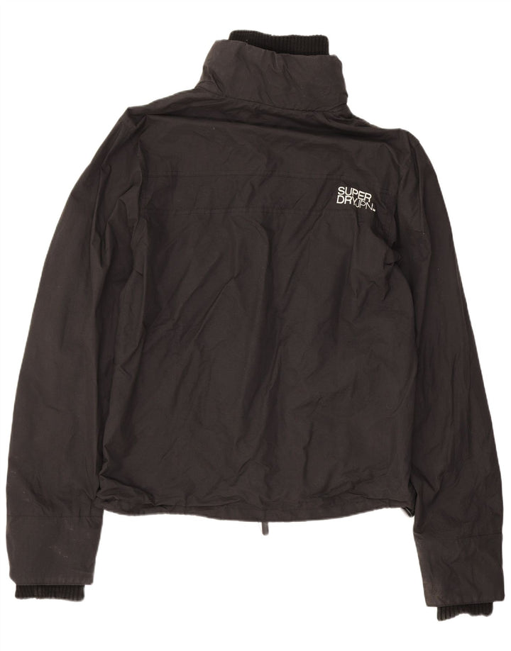 Jachetă de ploaie Superdry pentru bărbați UK 36 Small Black Nylon