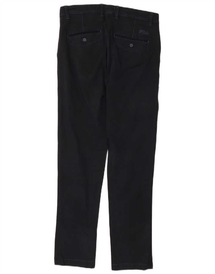 Pantaloni chino slim pentru bărbați Fila IT 46 Small W36 L30 Bleumarin