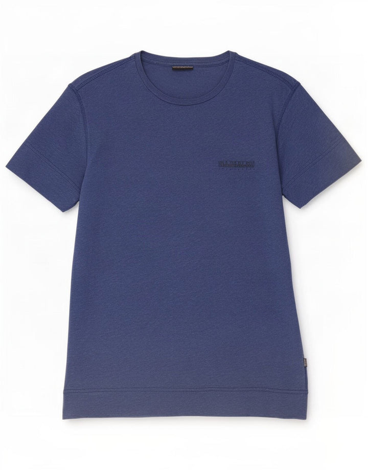 Tricou pentru bărbați Napapijri Top mic, albastru, bumbac
