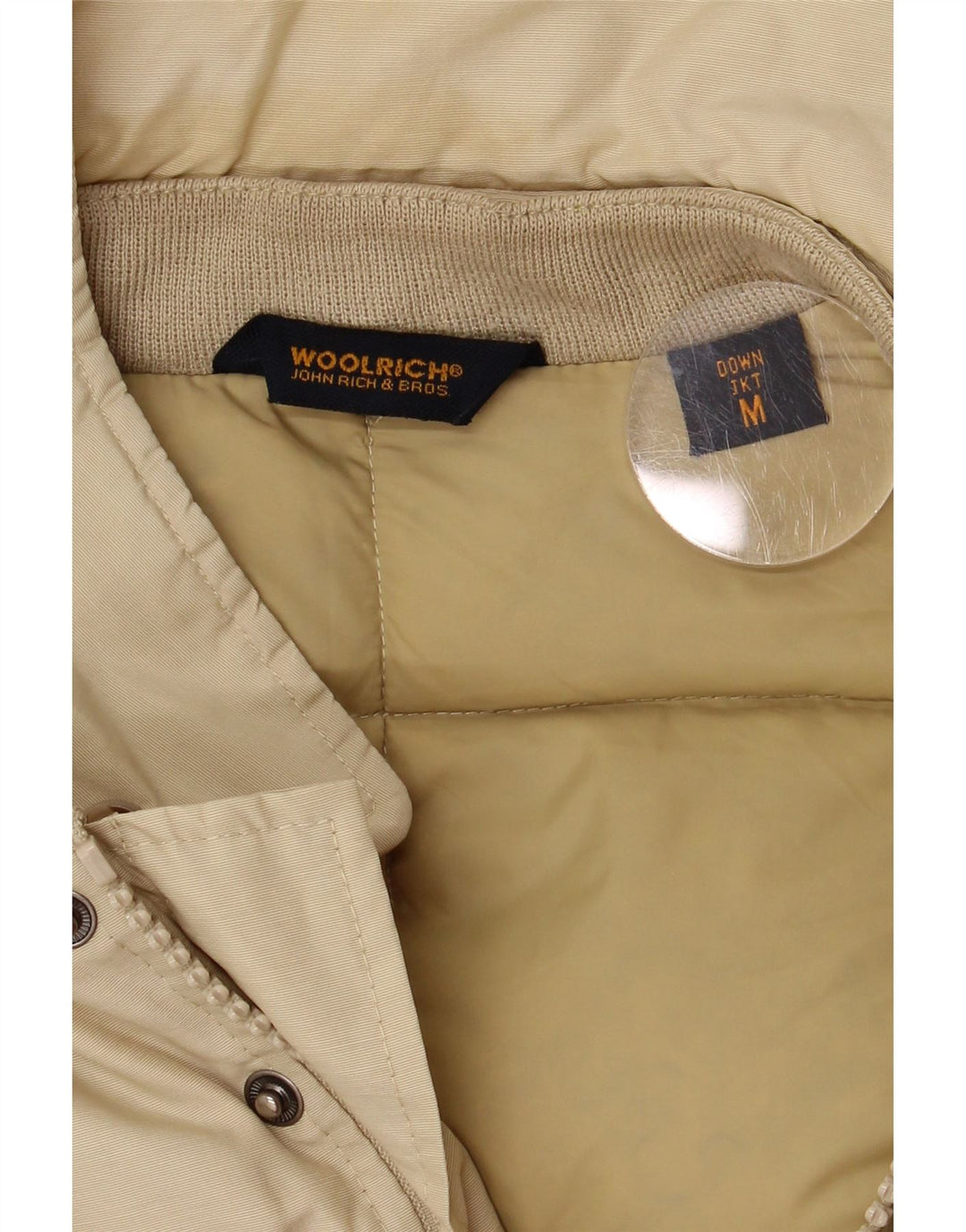 Jachetă căptușită pentru bărbați Woolrich UK 38 Medium Beige Elastomer