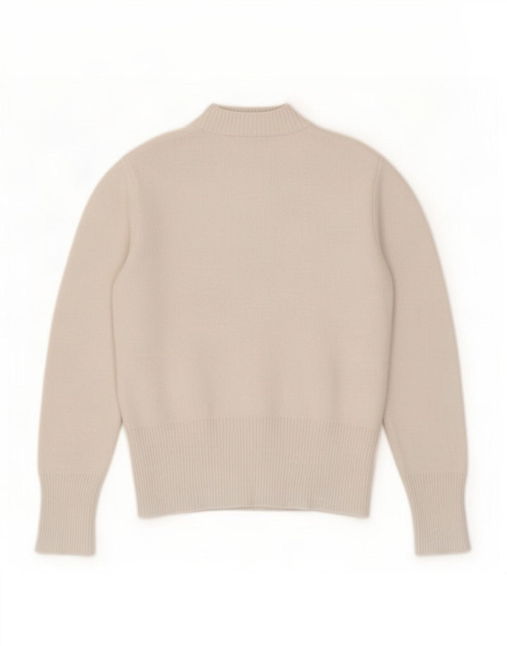 Pulover cardigan pentru femei Zara UK 10 Poliamidă albă mică