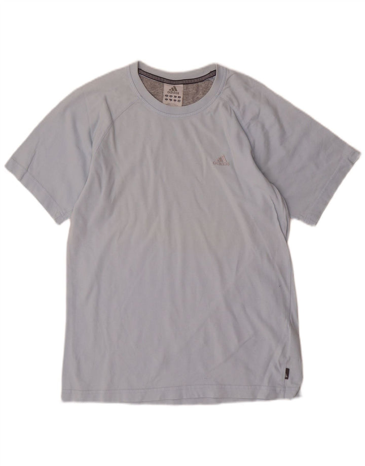 Tricou pentru bărbați Adidas Top mic, albastru, bumbac