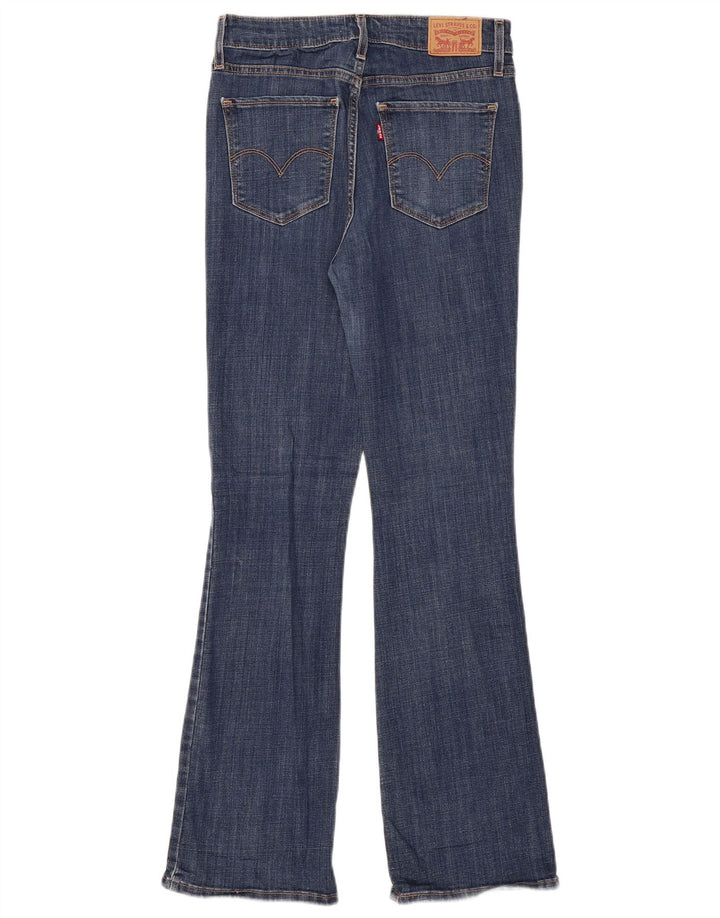 Blugi bootcut cu talie mare LEVI'S 725 pentru femei W28 L32 bumbac albastru