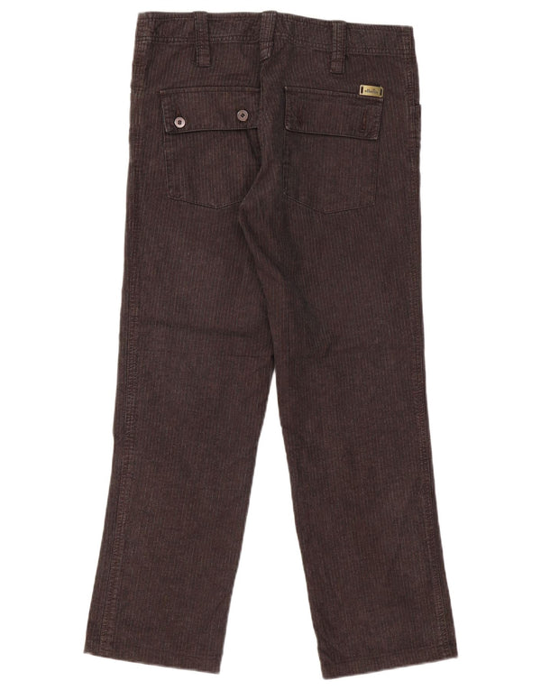 Pantaloni cargo drepti pentru femei ELLESSE IT 44 Medium W32 L28 Gri Pinstripe