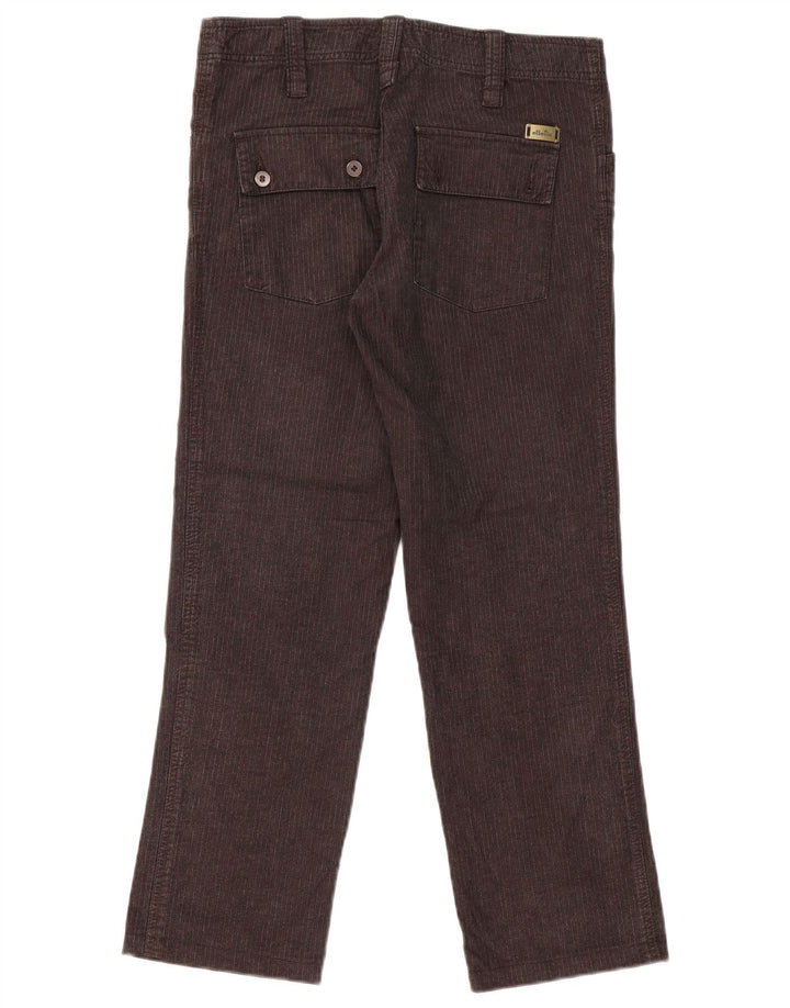 Pantaloni cargo drepti pentru femei ELLESSE IT 44 Medium W32 L28 Gri Pinstripe