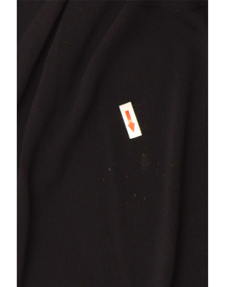 Tricou supradimensionat pentru femei Zara UK 16 Large Negru