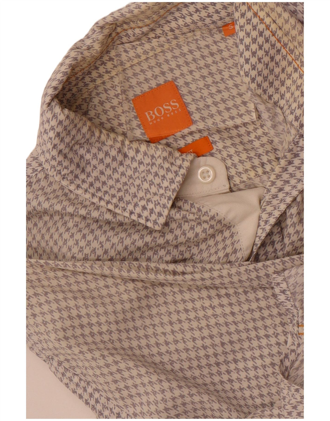 Cămașă Hugo Boss Slim Fit pentru bărbați, alb, picioare de găină