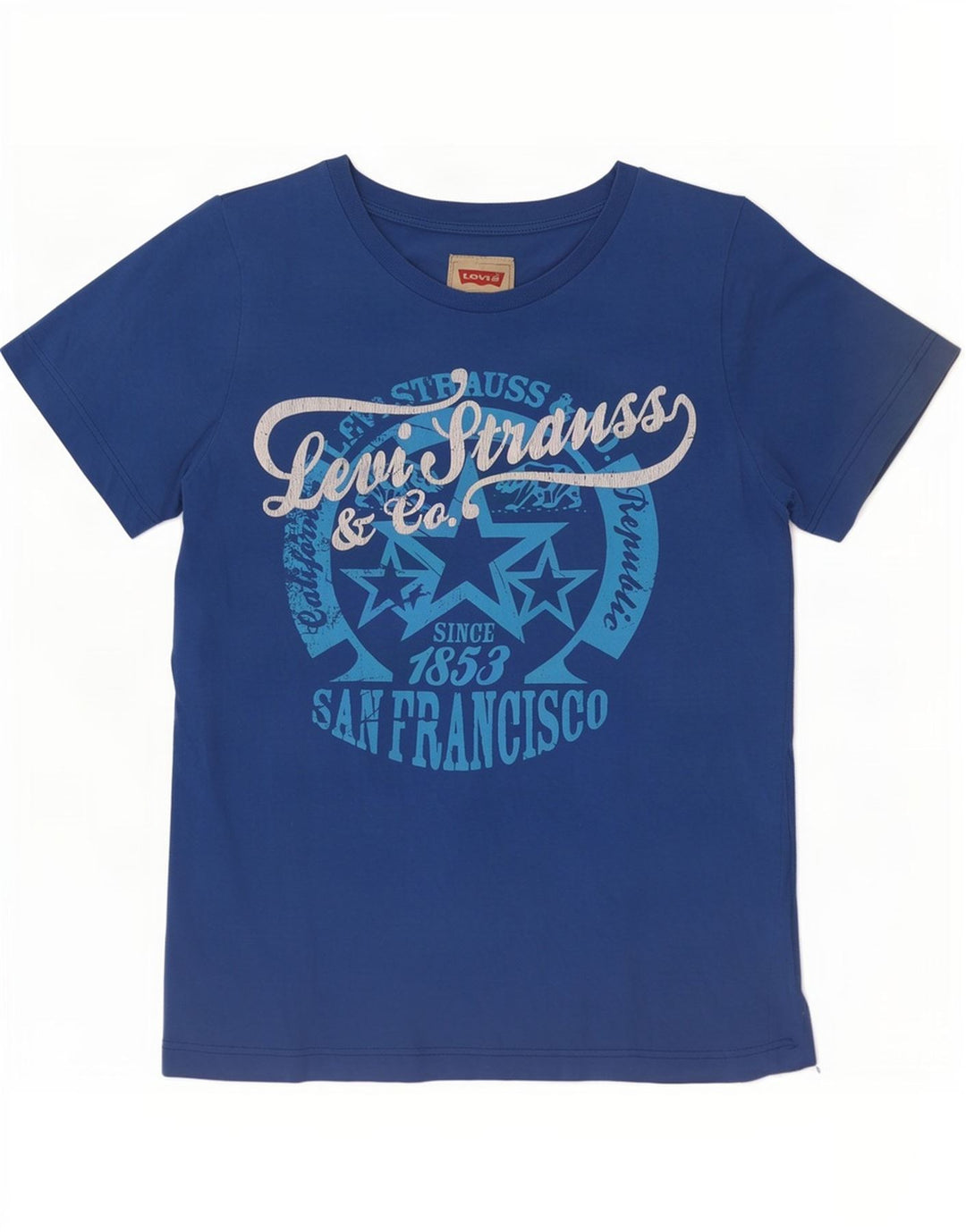 Tricou grafic pentru băieți Levi's Top 11-12 ani Bumbac albastru