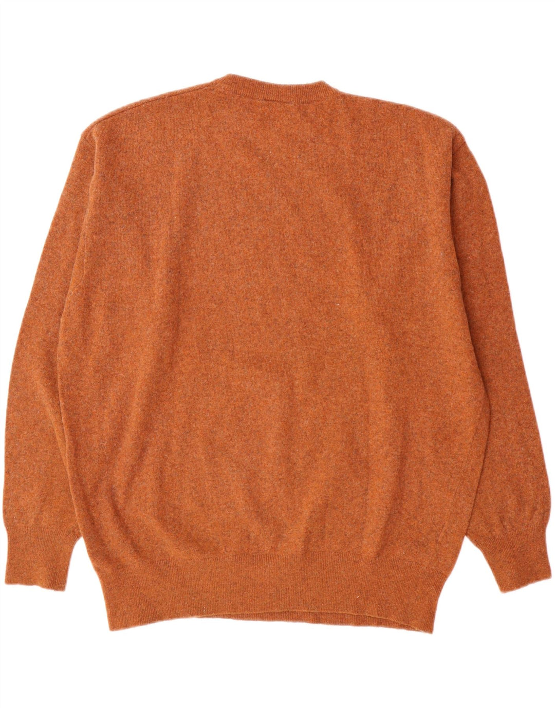 Pulover pentru bărbați Lacoste cu decolteu rotund Mărimea 6 XL Lână de miel maro