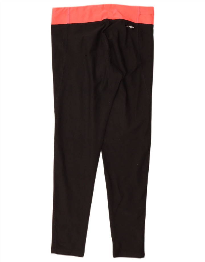 Leggings Climalite ADIDAS pentru femei UK 8/10, negru, colorblock mici