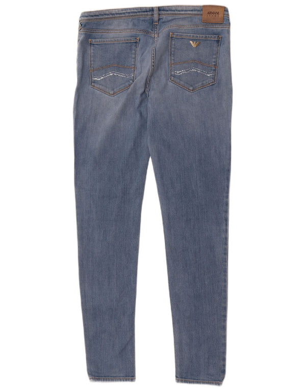 Blugi skinny de damă Armani W33 L31 bumbac albastru