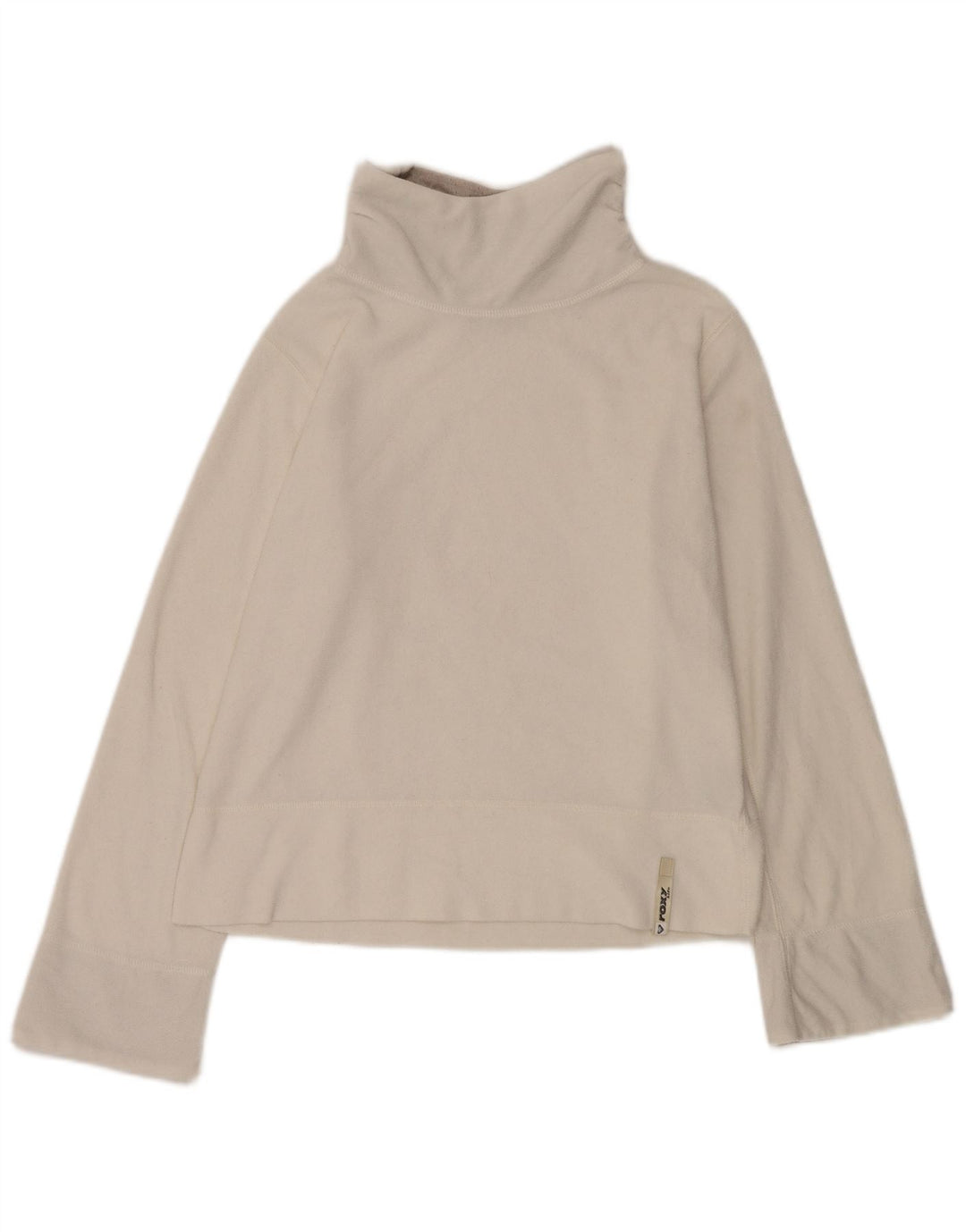 Top pentru femei Roxy cu mânecă lungă UK 19 Medium Off White Poliester