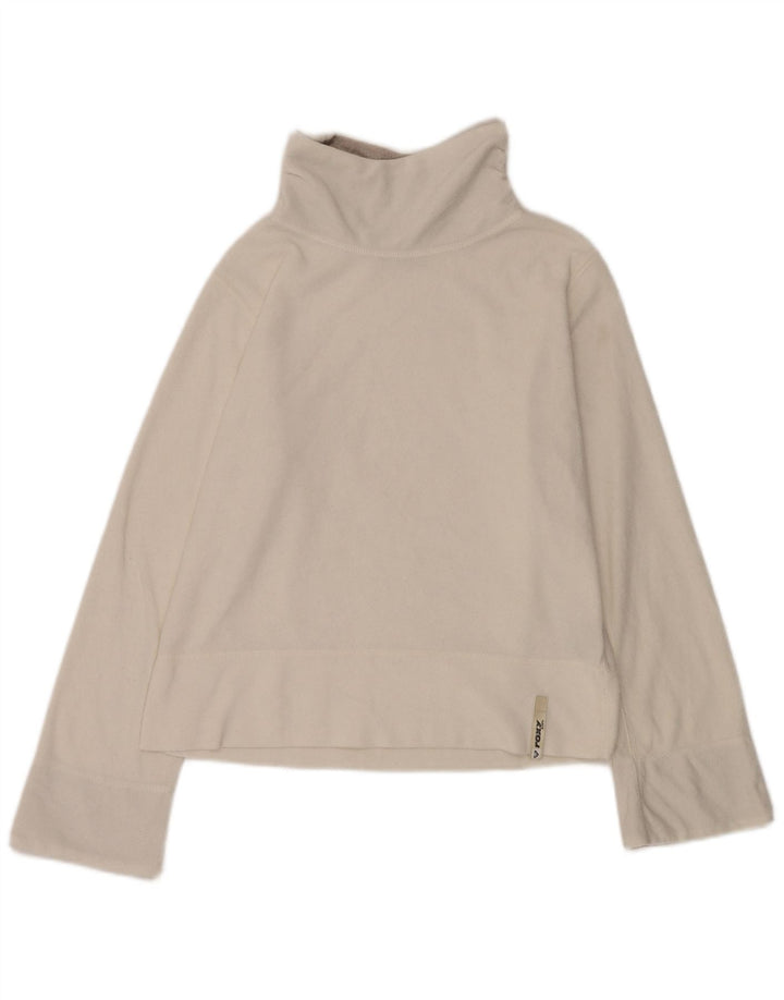 Top pentru femei Roxy cu mânecă lungă UK 19 Medium Off White Poliester