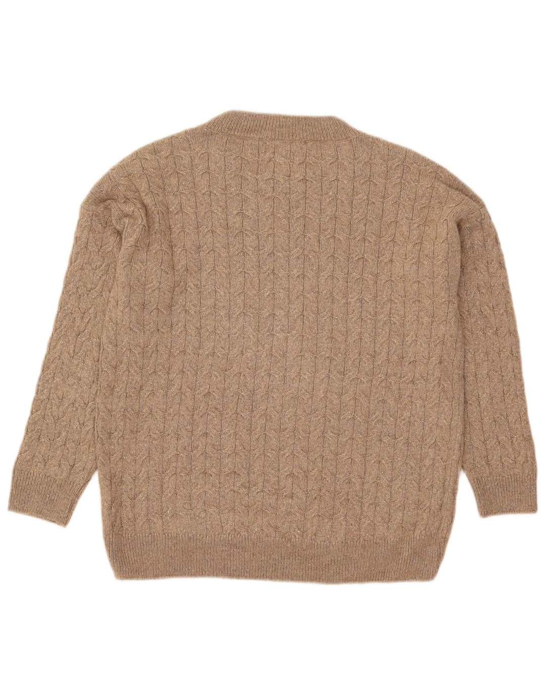 Pulover supradimensionat pentru femei Massimo Dutti cu gâtul turnat, UK 10, gri mic