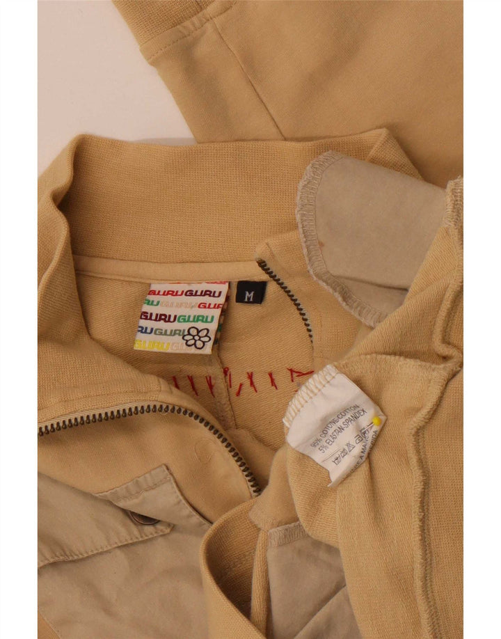 Jachetă pentru femei Guru UK 12 Medium Beige Colorblock Bumbac