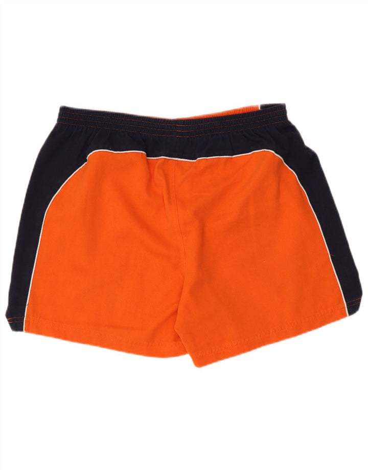 Pantaloni scurți sport Asics pentru bărbați, mari, portocalii, poliester color bloc