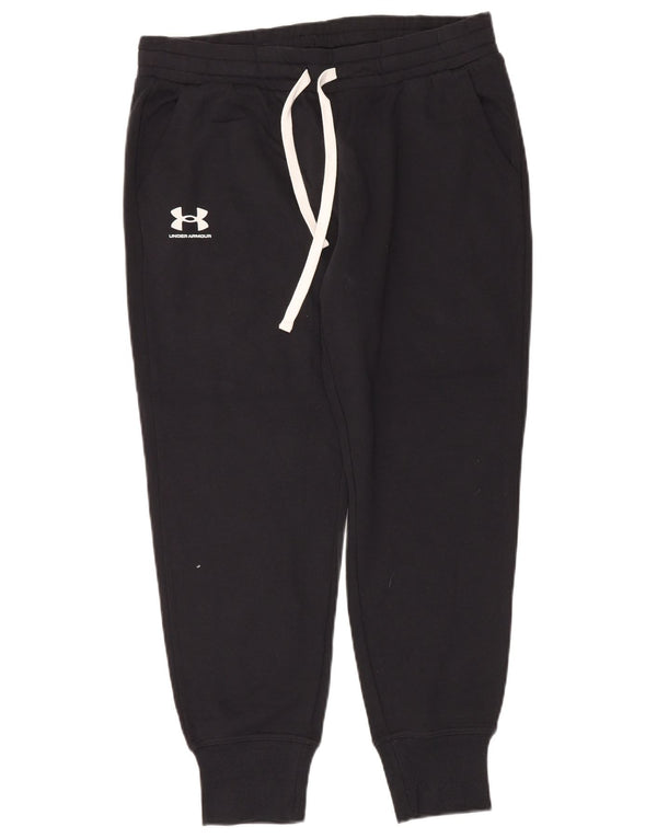 Pantaloni de trening Under Armour pentru bărbați Pantaloni de jogging, mari, negru, bumbac