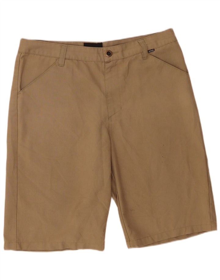 Pantaloni scurți casual pentru bărbați Hurley W34, mare, bej, poliester