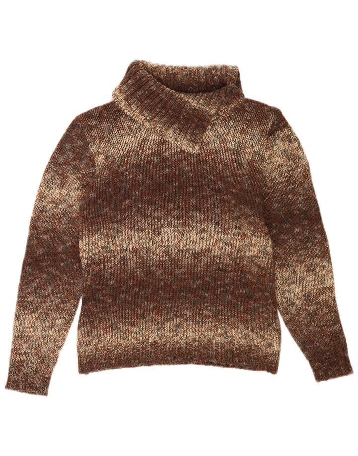Pulover vintage pentru femei cu gât rulat