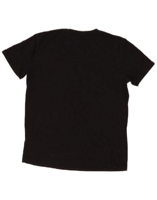 Calvin Klein Jeans Tricou cu grafic pentru femei Top UK 12 Medium Black Bumbac