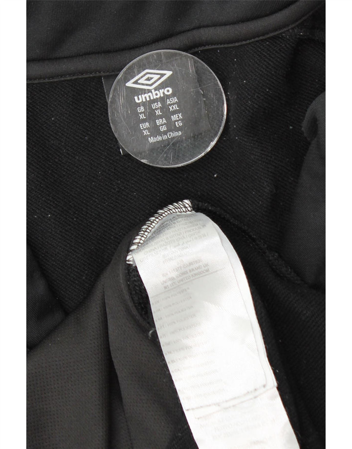 Jachetă de trening grafică pentru bărbați Umbro XL, poliester negru