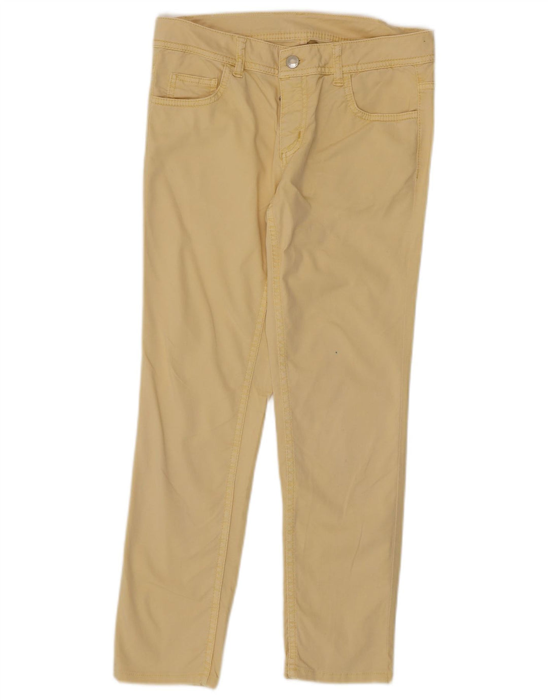 Pantaloni cropped slim pentru femei ICEBERG L27 L25 galbeni