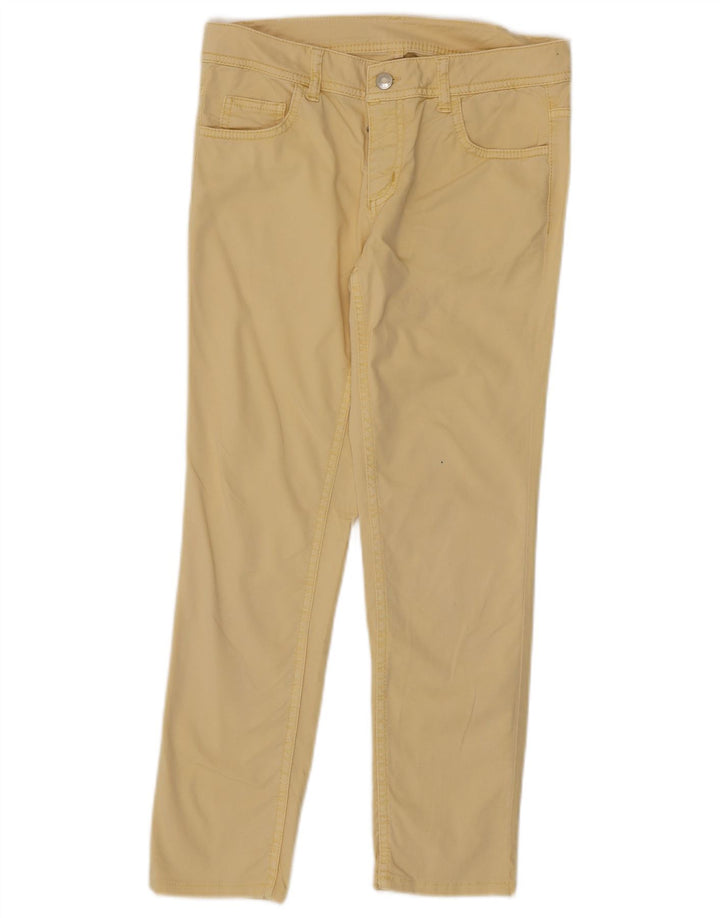 Pantaloni cropped slim pentru femei ICEBERG L27 L25 galbeni