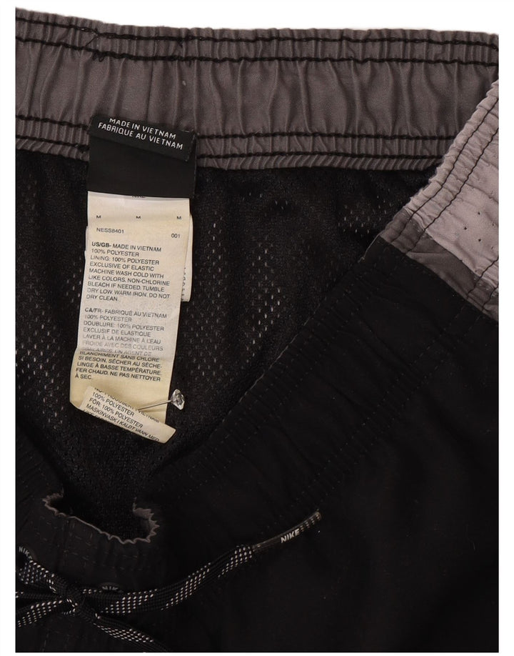 Pantaloni scurți sport Nike pentru bărbați, negru mediu, poliester color bloc