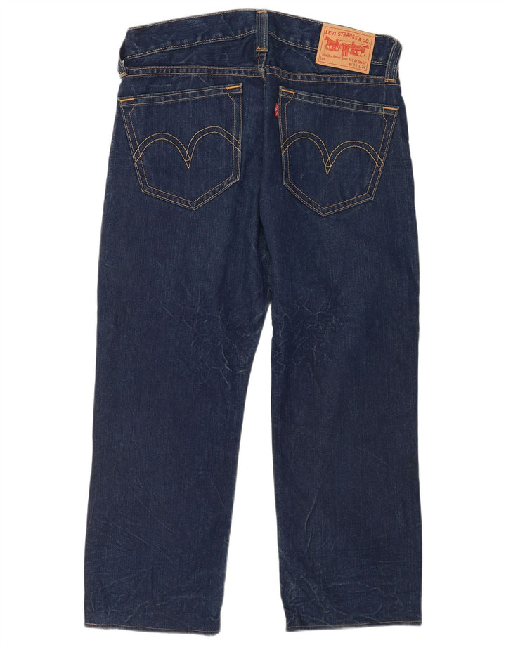 Blugi largi pentru bărbați Levi's W34 L27 bumbac bleumarin