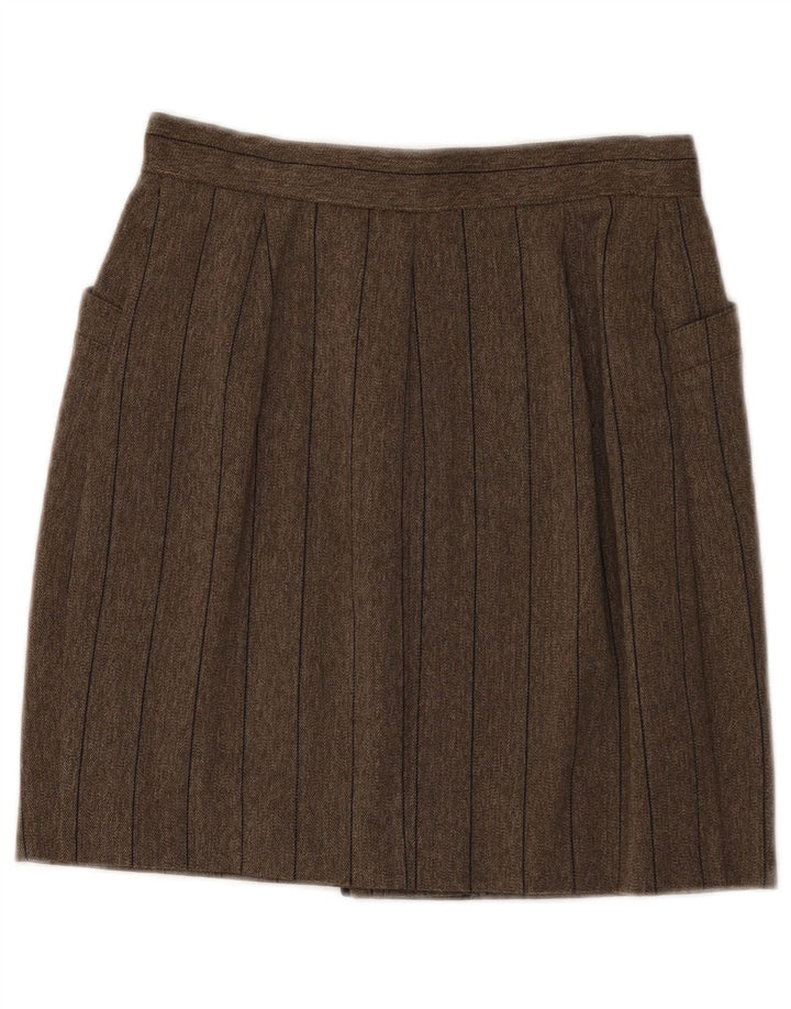 Fusta Mini Krizia Femei IT 40 Small W24 Maro dungi