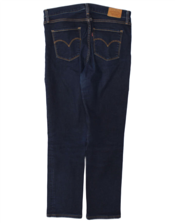 Blugi slim pentru femei Levi's W31 L27 bumbac bleumarin