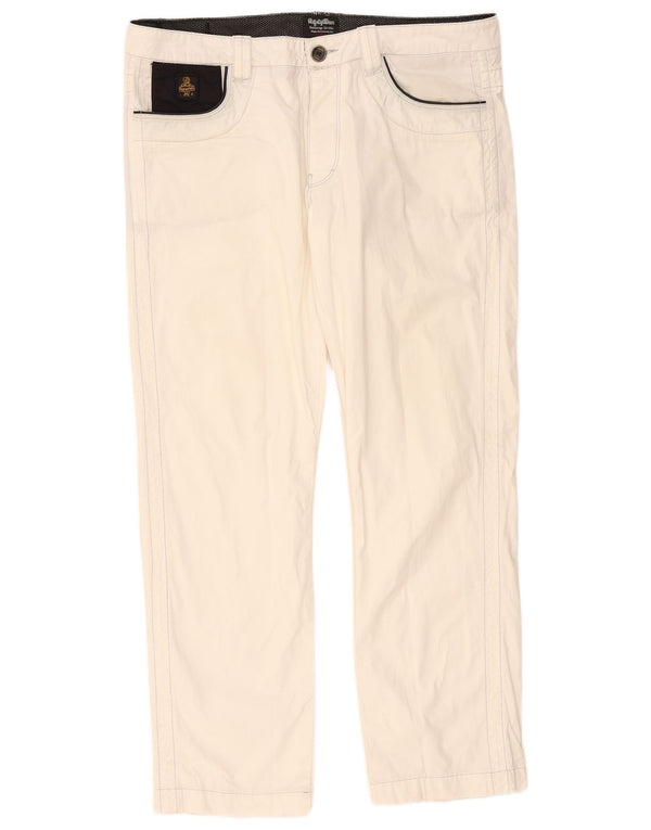 Pantaloni casual drepti pentru bărbați Refrigiwear L36 L30 Bumbac alb