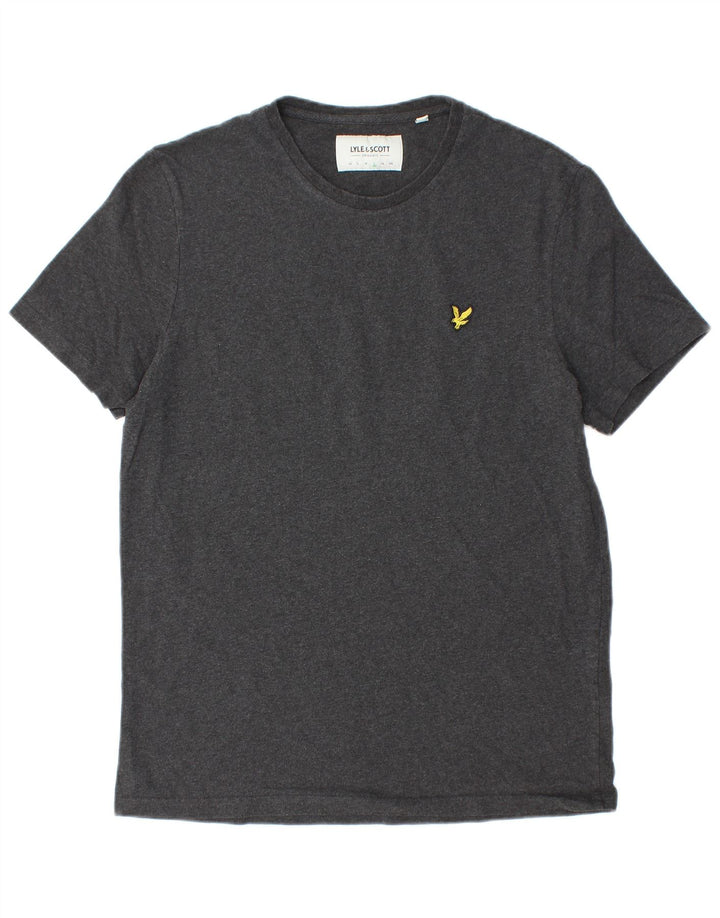 Tricou pentru bărbați Lyle & Scott Top mare din bumbac gri