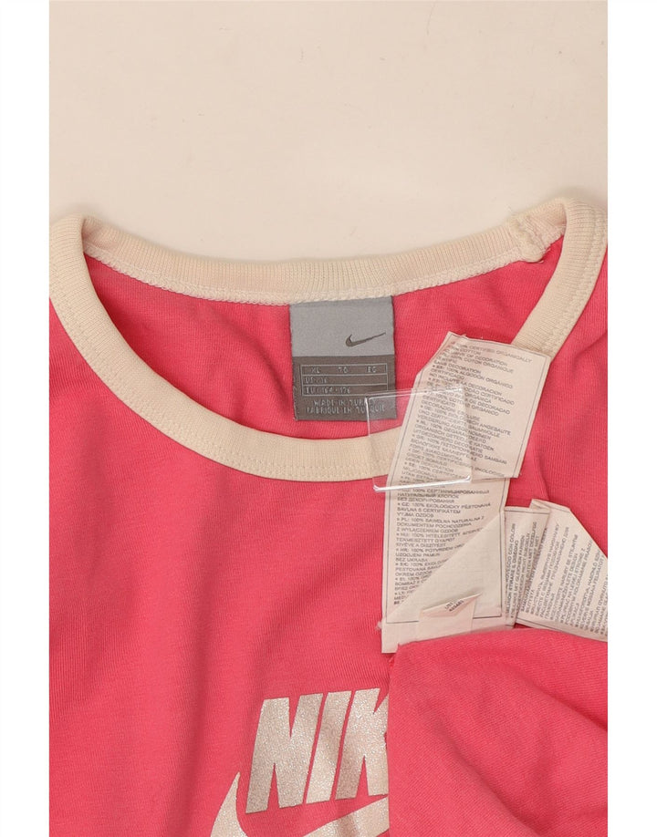 Tricou pentru fete Air Graphic Top 15-16 ani XL bumbac roz