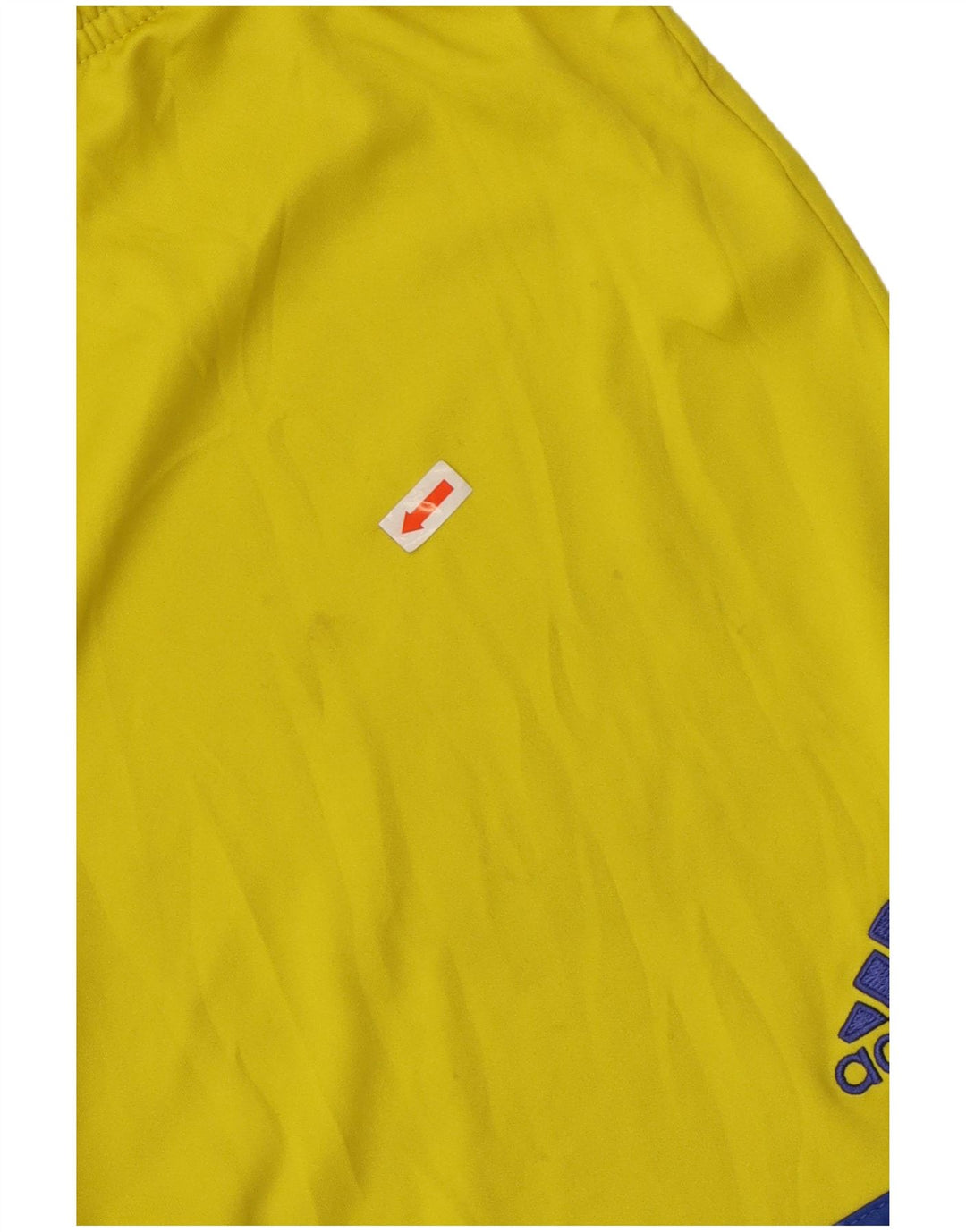 Pantaloni scurți sport Climalite ADIDAS pentru bărbați, poliester galben mic