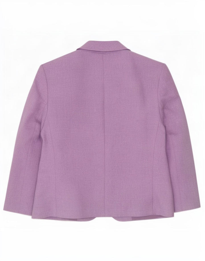 Marks & Spencer jachetă standard pentru femei cu 1 nasture, UK 12, violet mediu