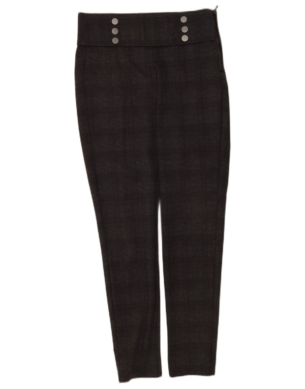 Leggings pentru femei Zara UK 12, gri mediu, carouri