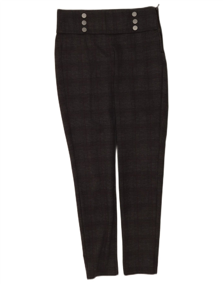 Leggings pentru femei Zara UK 12, gri mediu, carouri