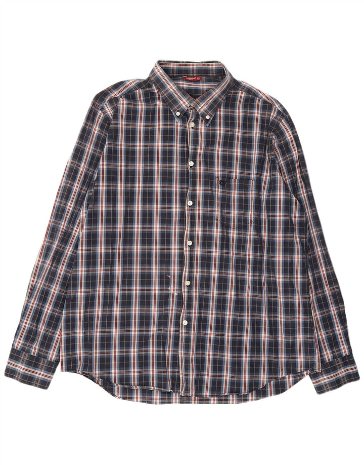 Cămașă pentru bărbați Carrera, 2XL, bleumarin, carouri