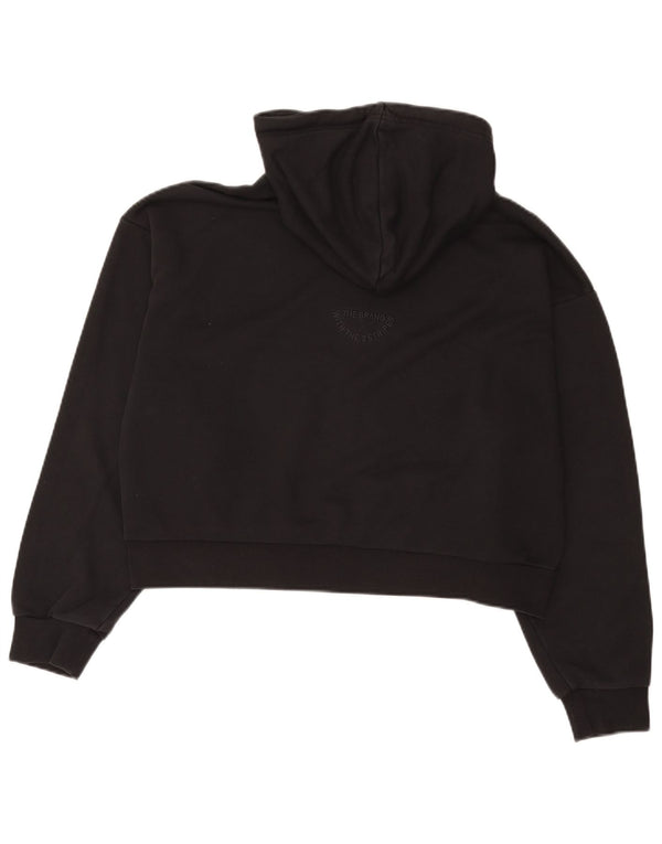 Pulover adidas supradimensionat pentru femei UK 16/18, mare, negru, bumbac