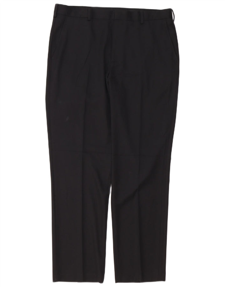 Pantaloni drepți Izod pentru bărbați L36 L32 Poliester negru