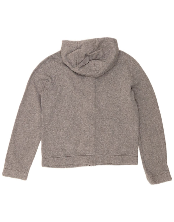 Pulover Nike pentru băieți, cu fermoar, 13-14 ani, XL, bumbac color bloc, gri