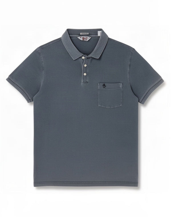 Tricou polo pentru bărbați Heritage Slim Fit, XL, albastru