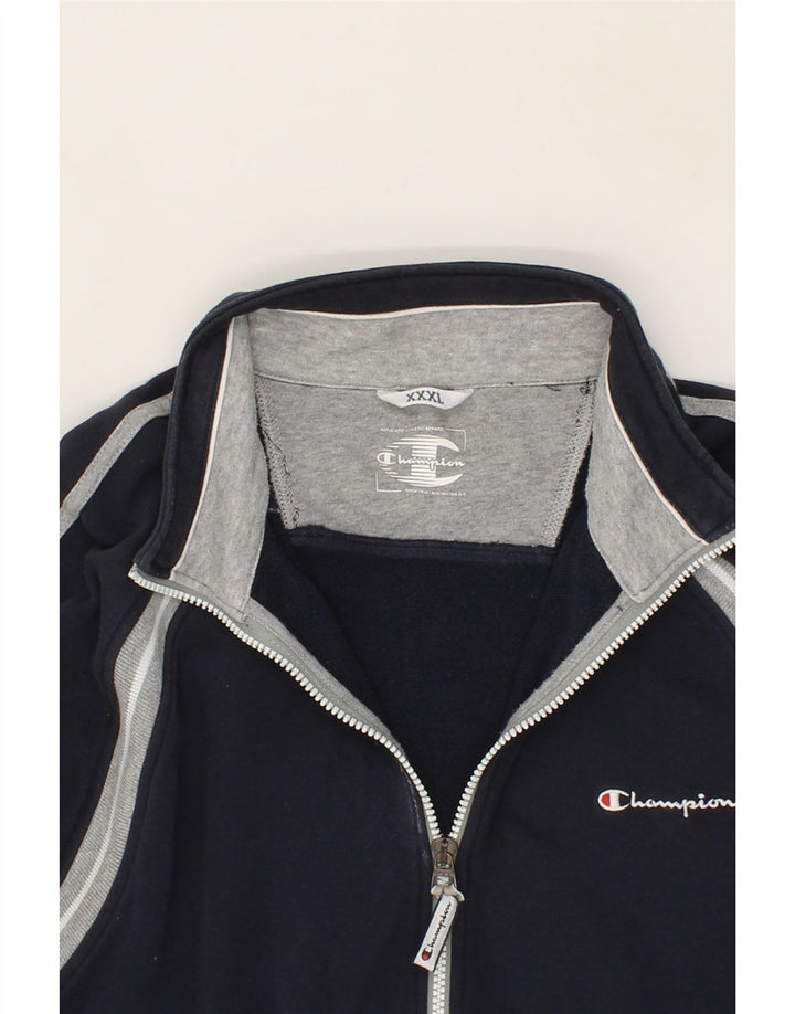 Jachetă de trening pentru bărbați CHAMPION 3XL, bumbac bleumarin