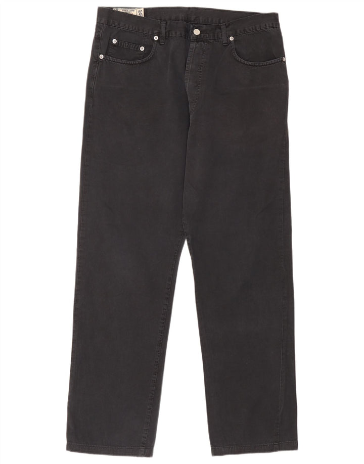 Uniformă Blugi Drepți Bărbați W36 L30 Bumbac Negru