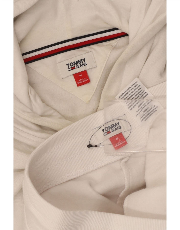 Trening complet cu grafic Tommy Hilfiger pentru femei UK 14 Bumbac alb mediu
