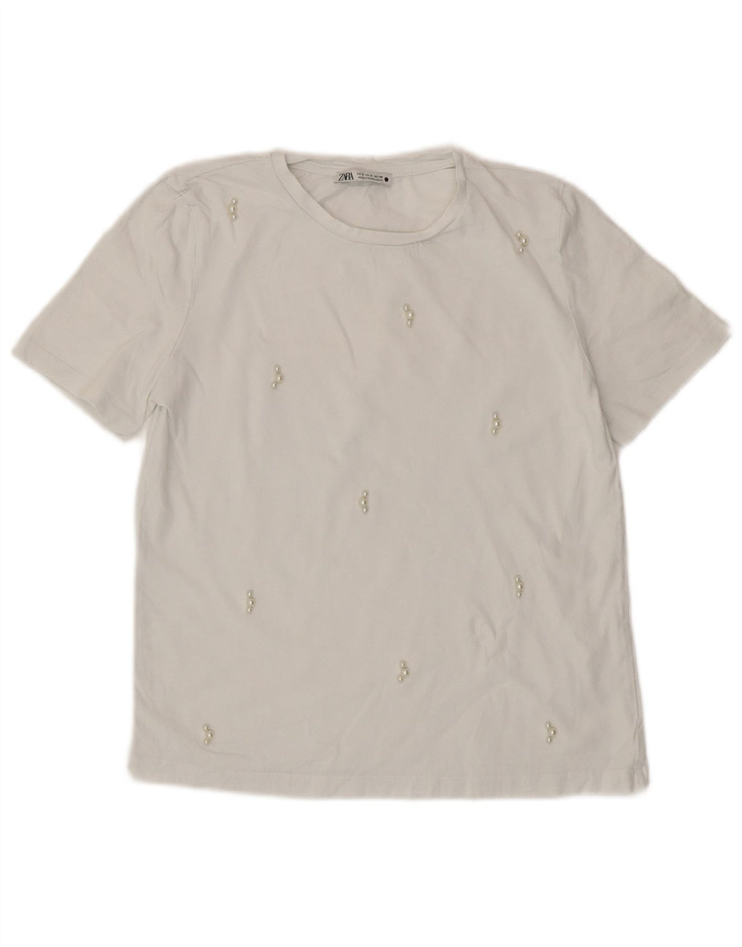 Top tricou pentru femei ZARA UK 8 Small White