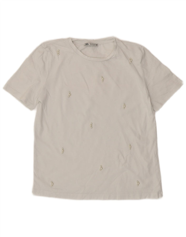 Top tricou pentru femei ZARA UK 8 Small White