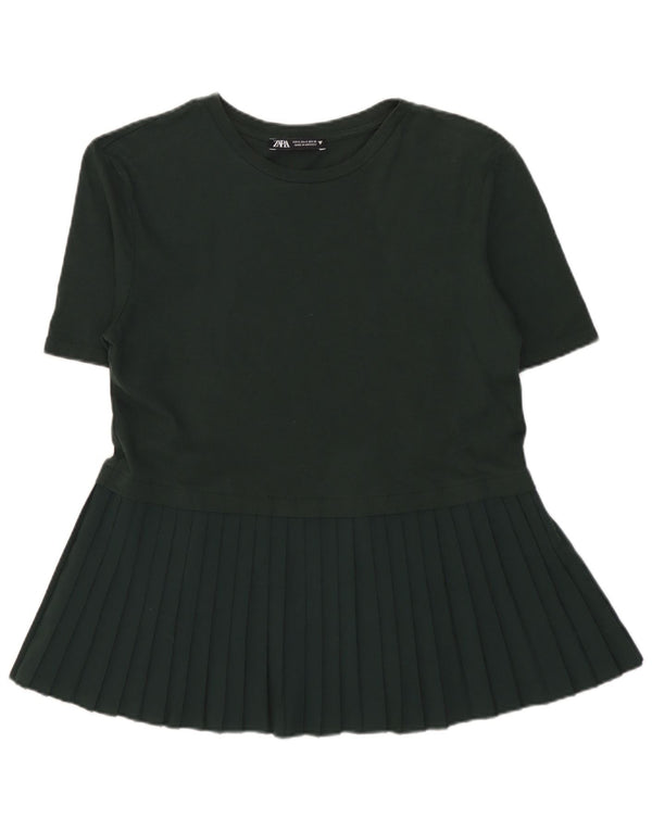 Bluză pentru femei Zara UK 10 Small Khaki