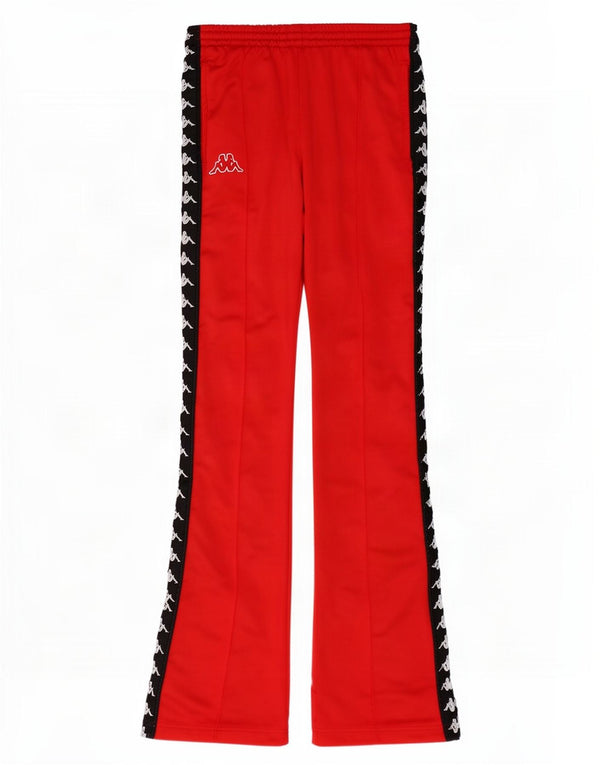 Pantaloni de trening pentru femei Kappa Graphic Flare XS poliester roșu